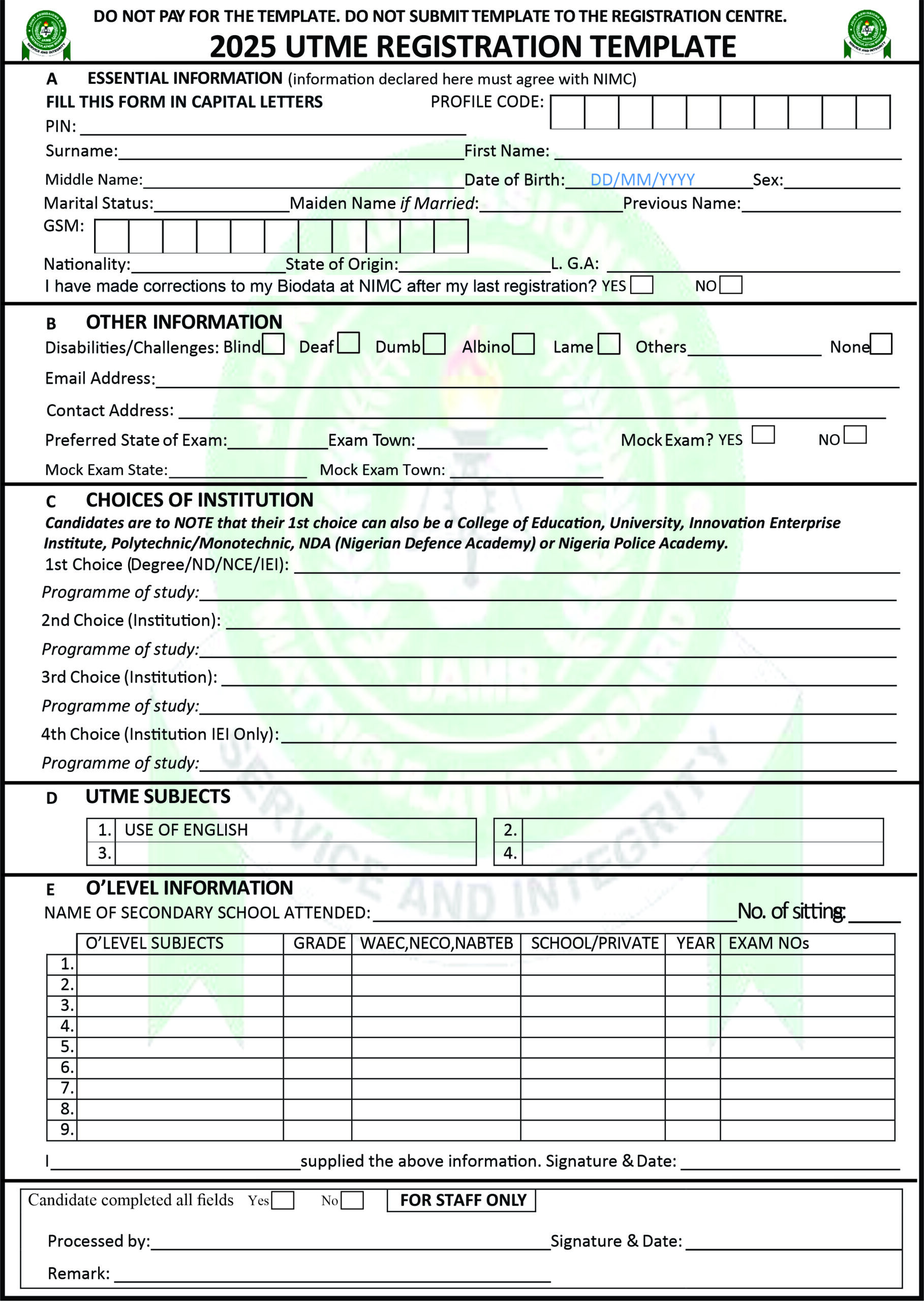 JAMB Form 2025/2026 is Out | How to Register Online - UniGuide